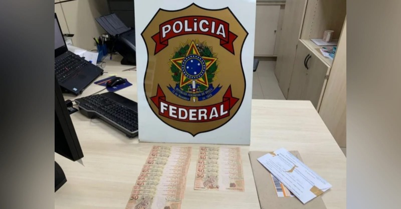 Operação da Polícia Federal prende homem com dinheiro falso em Saquarema 