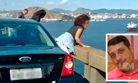 Acusado de matar a orientadora de trânsito de Maricá se joga da Ponte Rio-Niterói